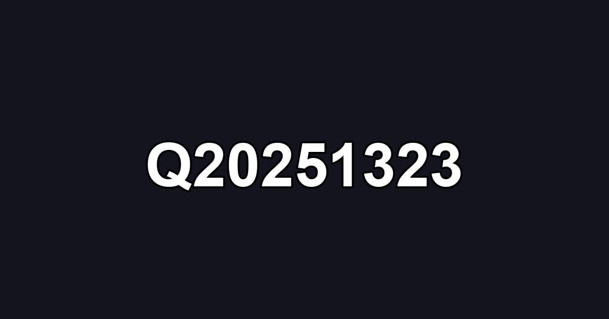 Q20251323