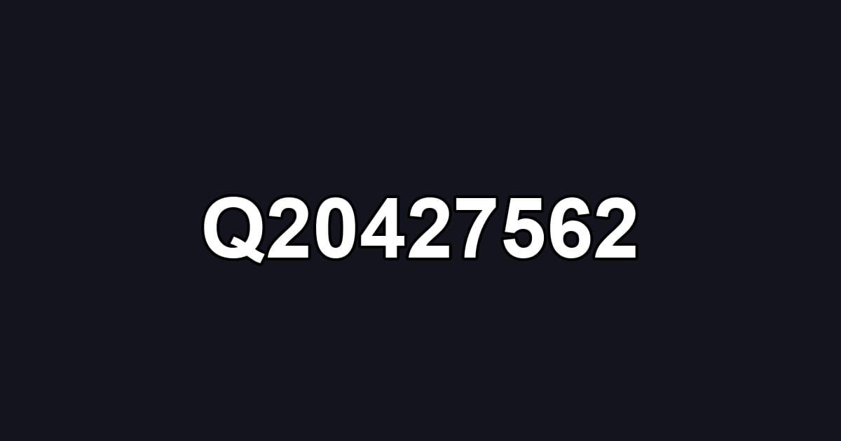 Q20427562