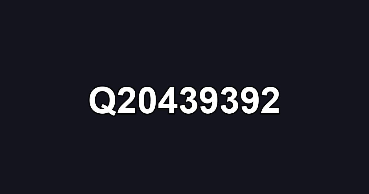 Q20439392