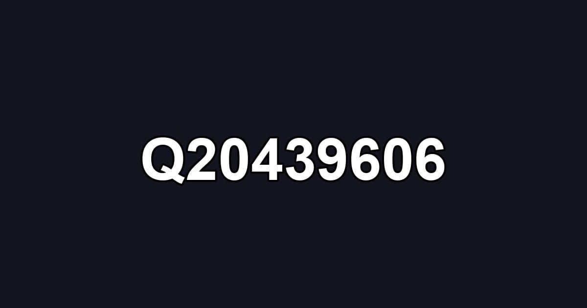Q20439606
