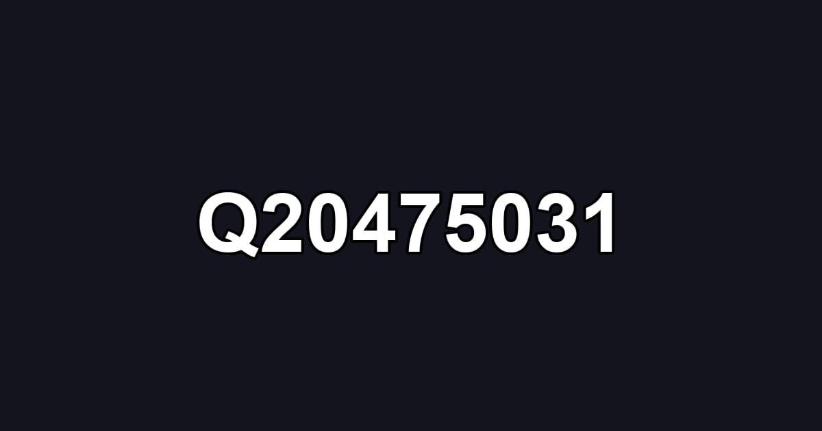 Q20475031