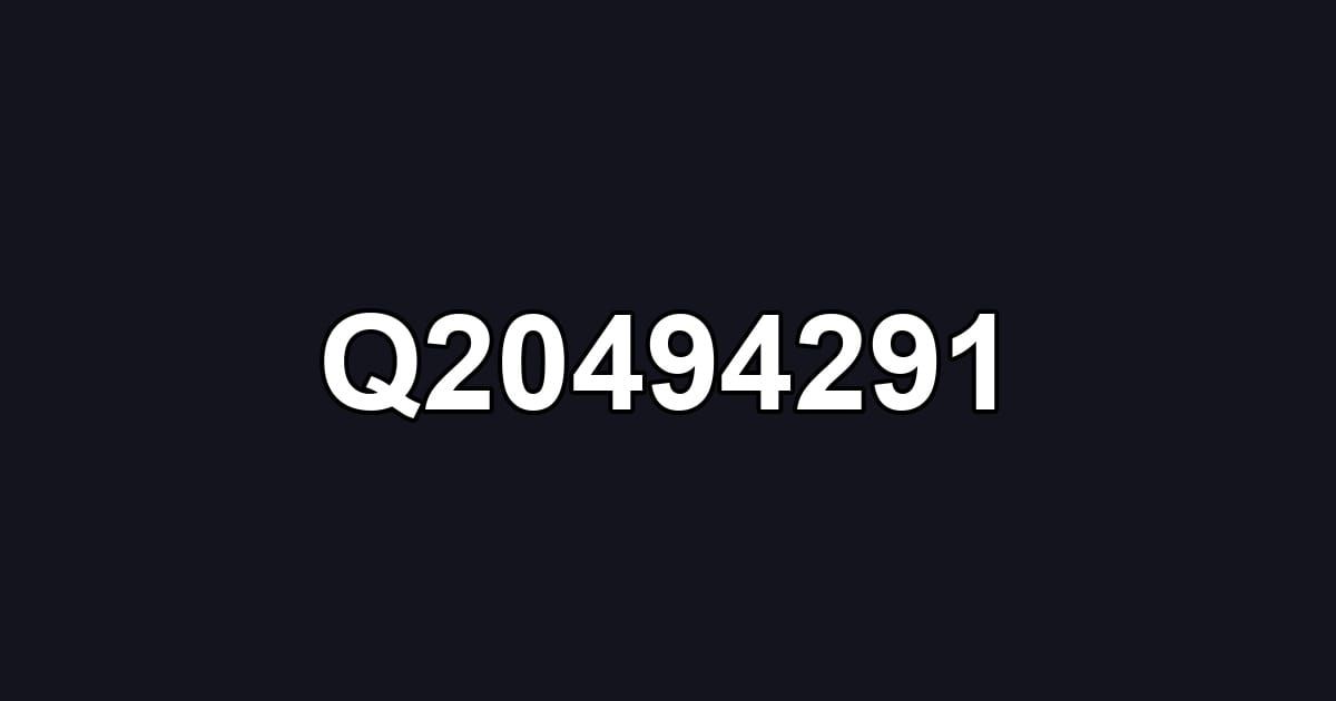 Q20494291