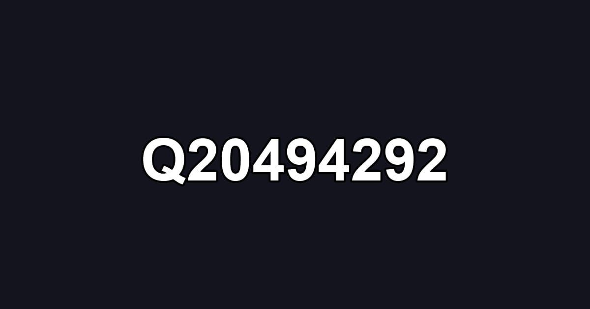Q20494292