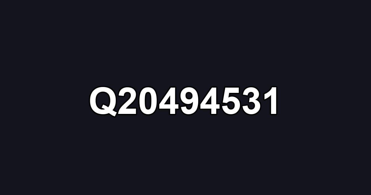 Q20494531