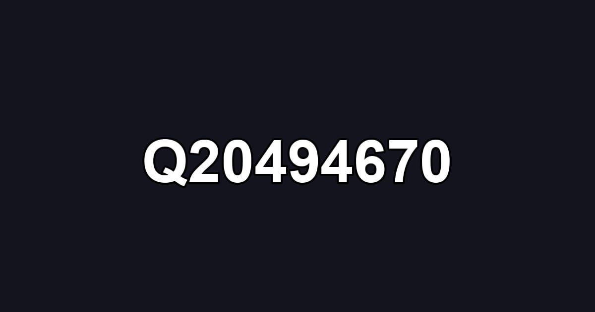 Q20494670