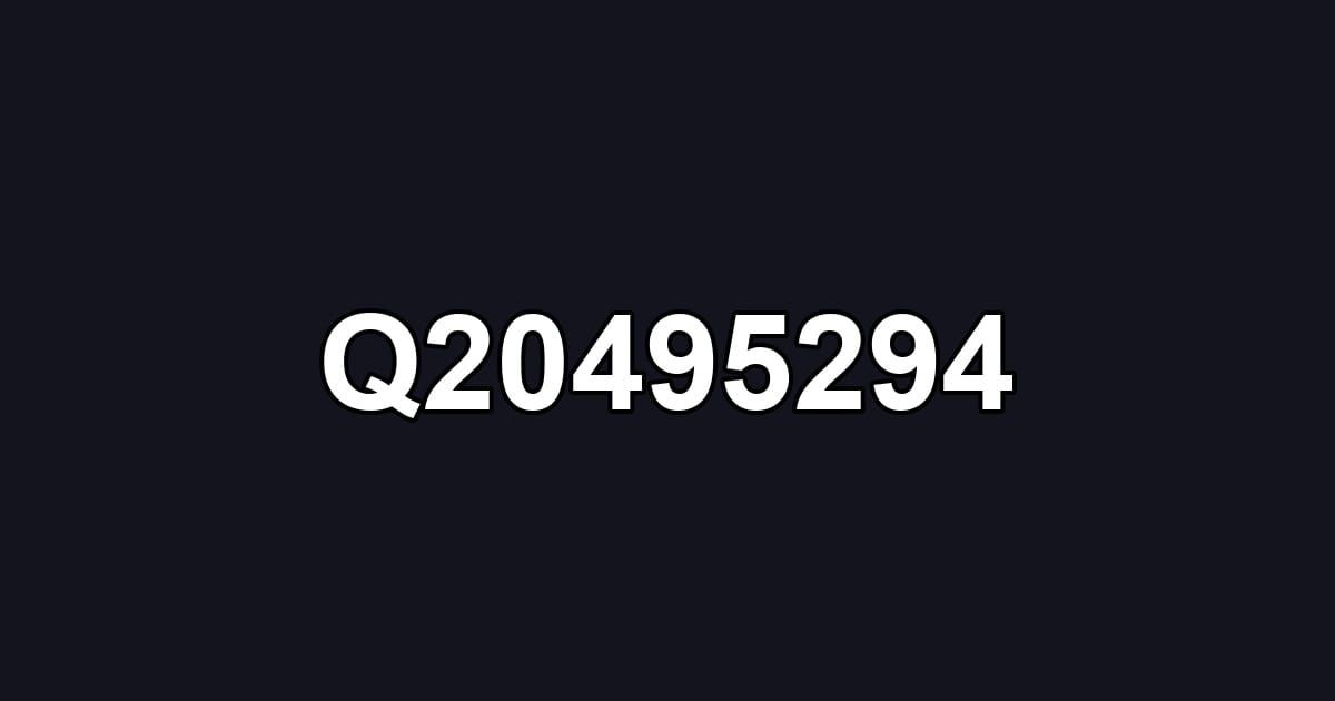 Q20495294