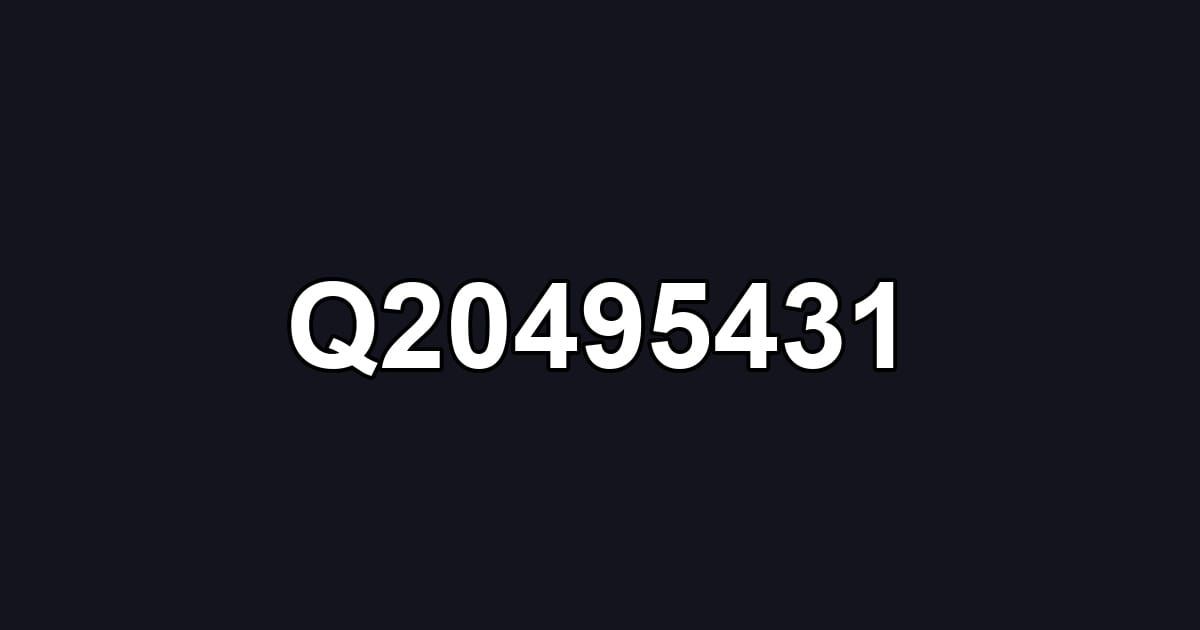 Q20495431