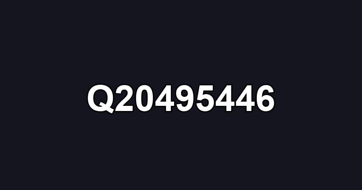 Q20495446