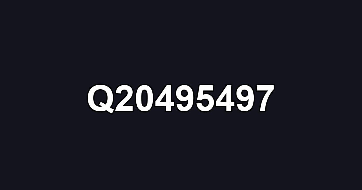 Q20495497