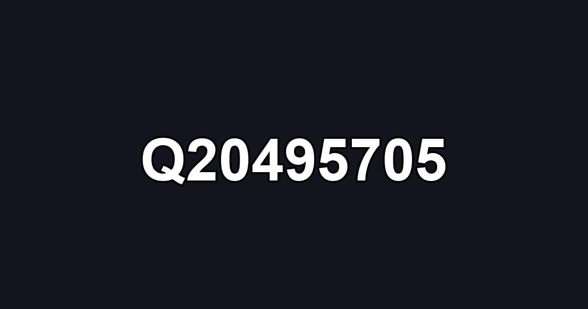 Q20495705