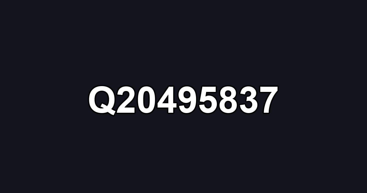 Q20495837