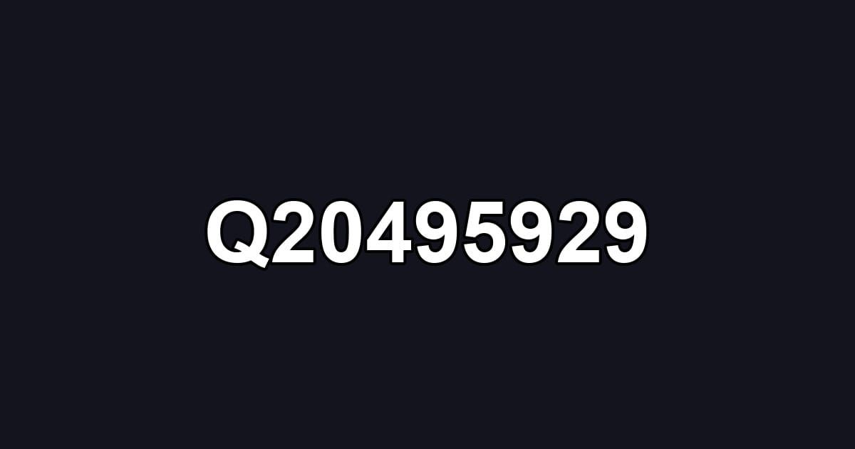 Q20495929