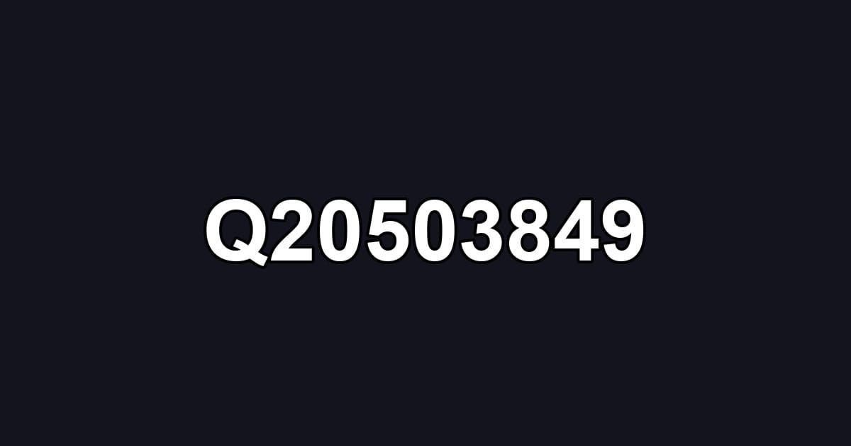 Q20503849