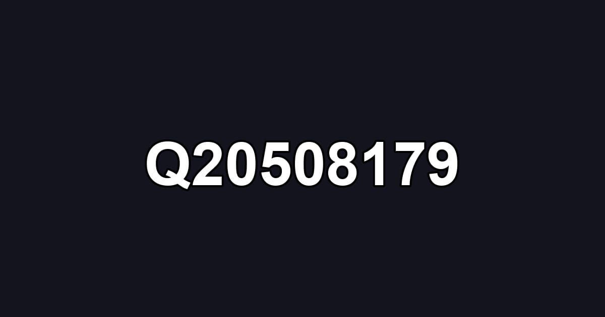 Q20508179