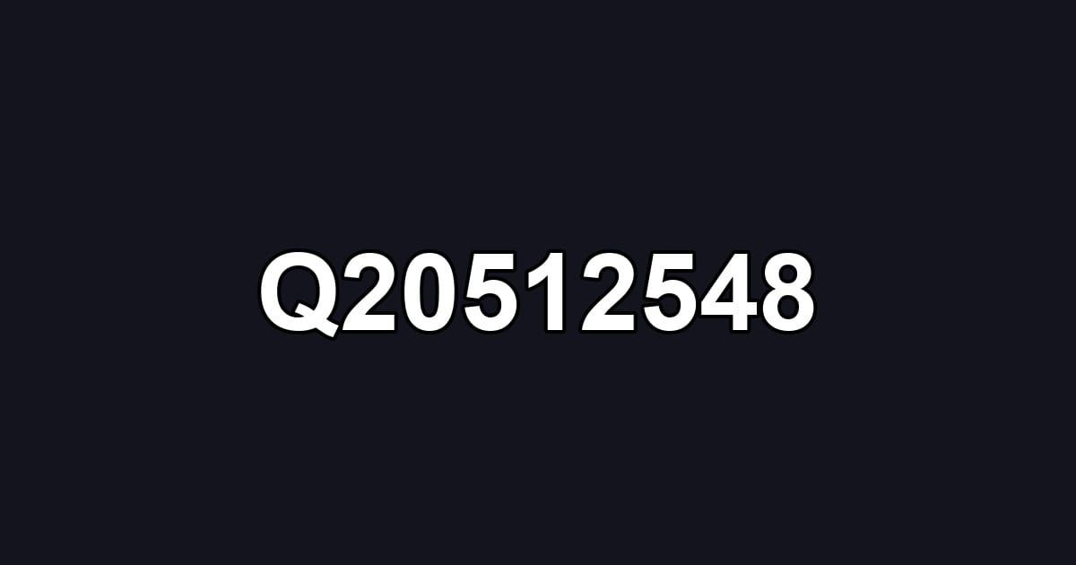 Q20512548