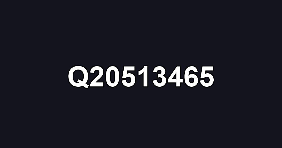 Q20513465
