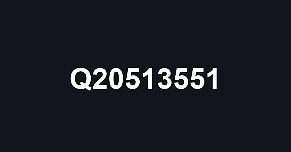 Q20513551