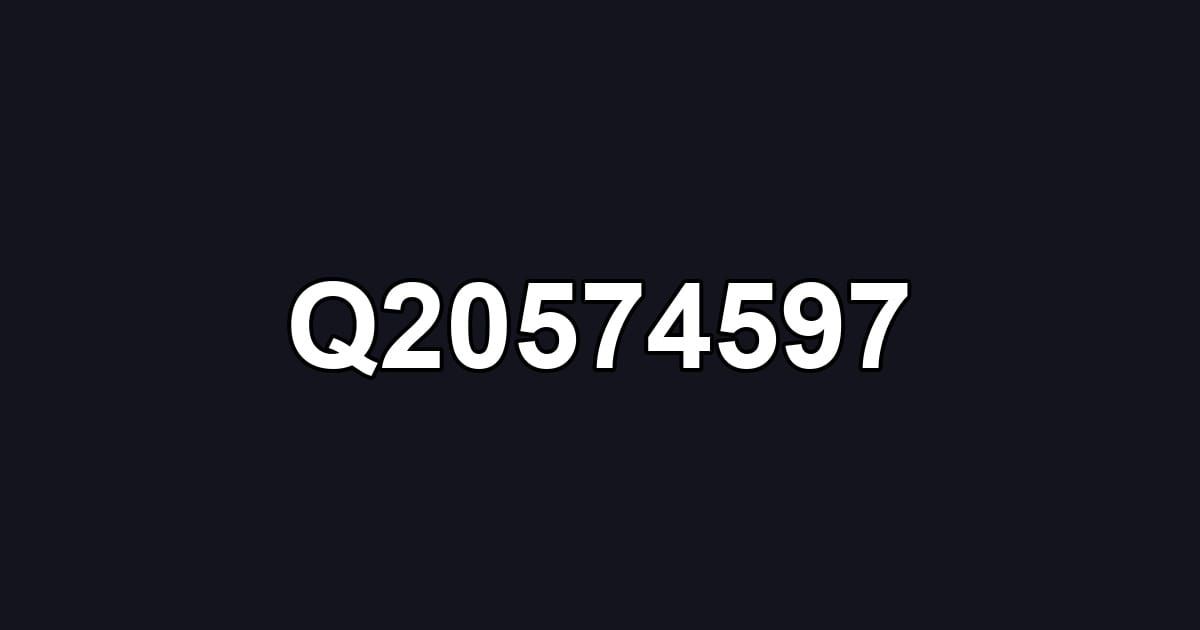 Q20574597