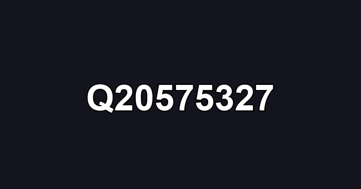 Q20575327