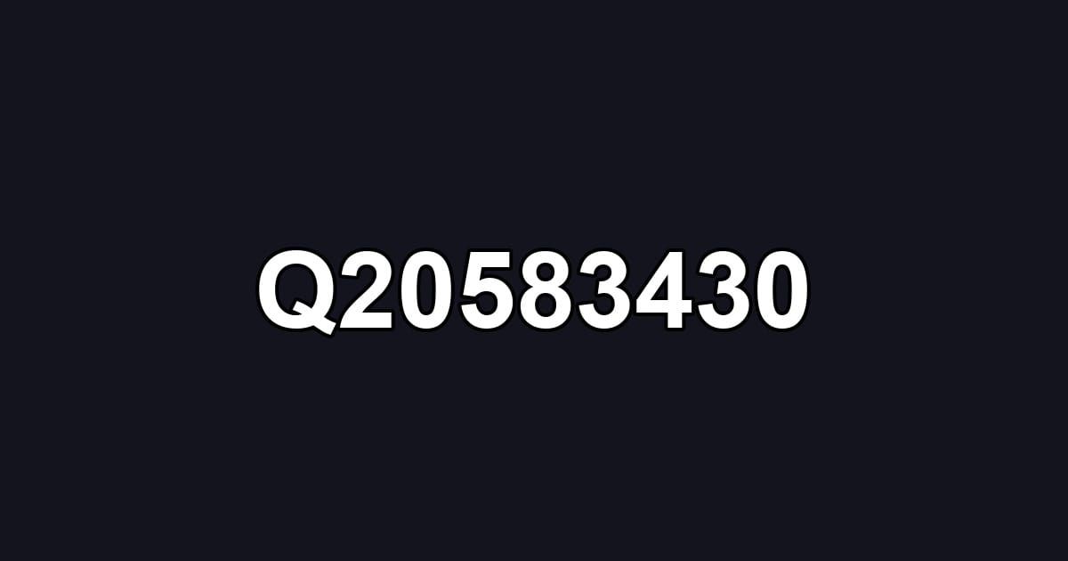 Q20583430