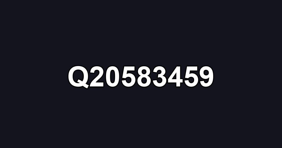 Q20583459