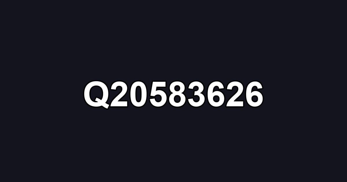 Q20583626