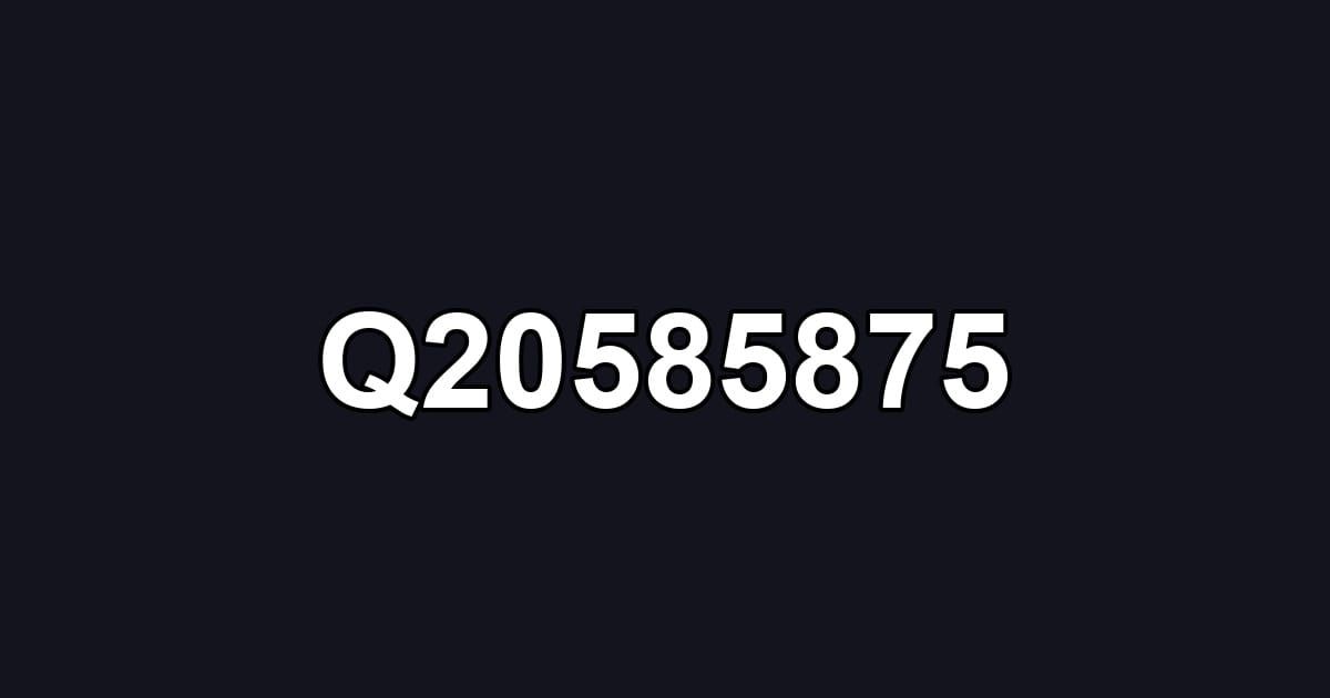 Q20585875