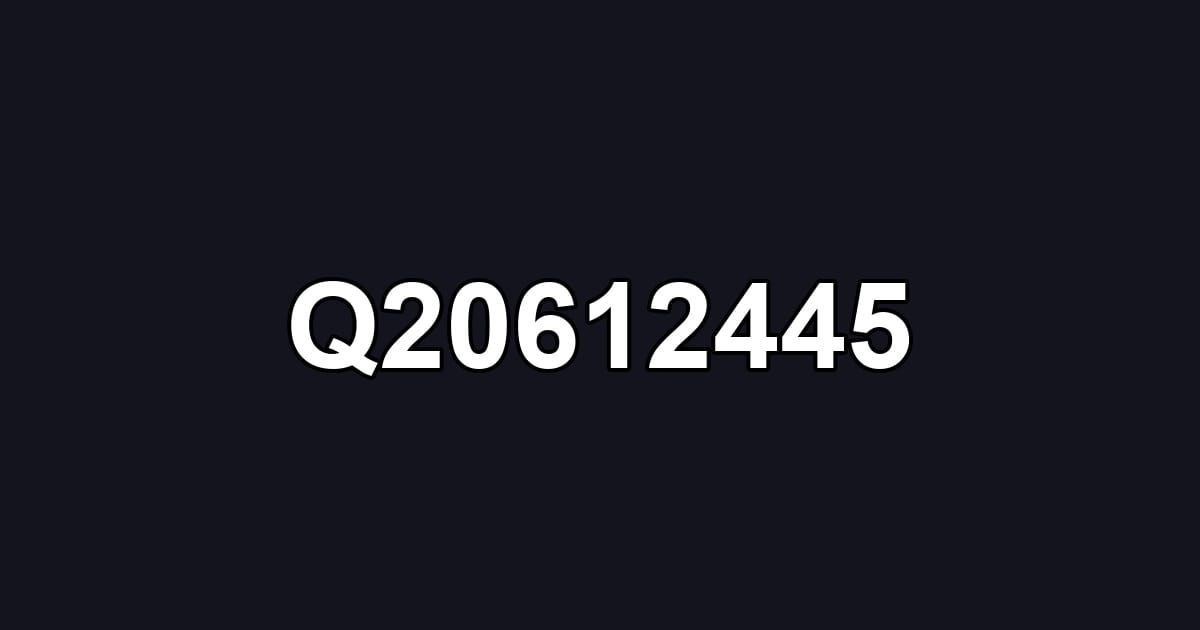 Q20612445