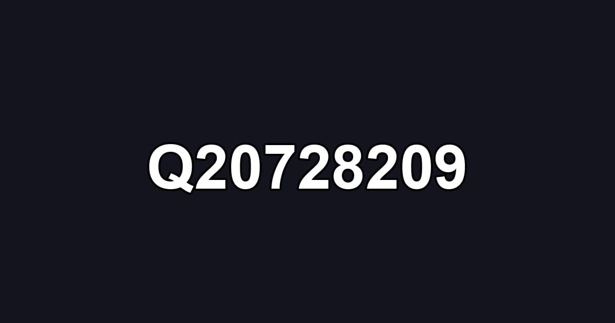 Q20728209
