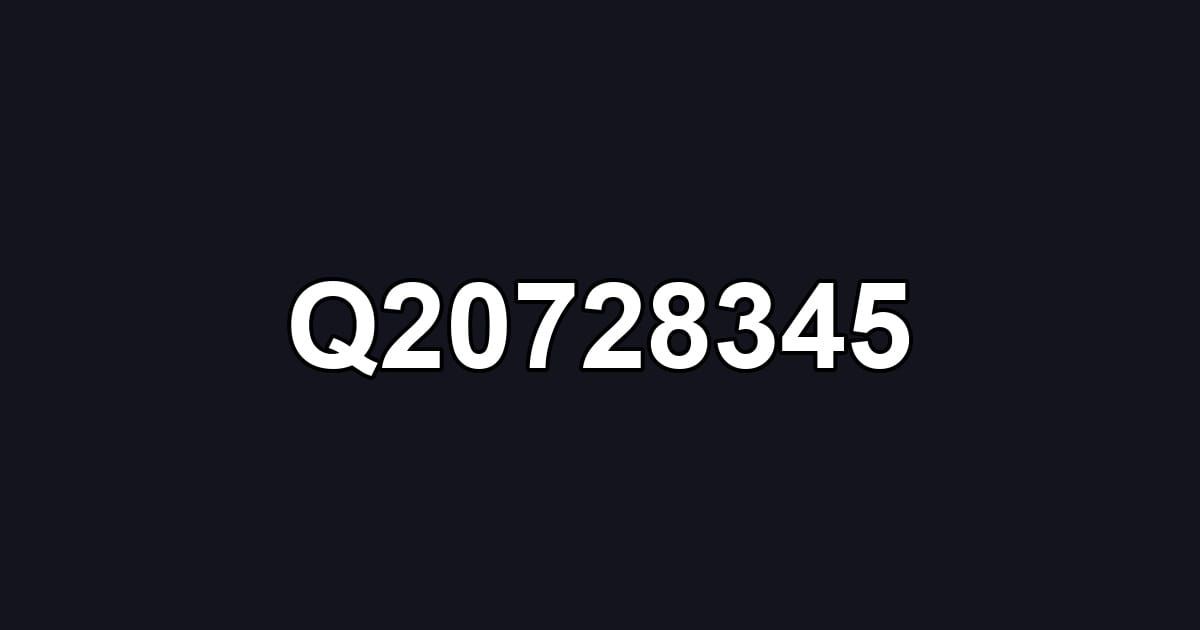 Q20728345
