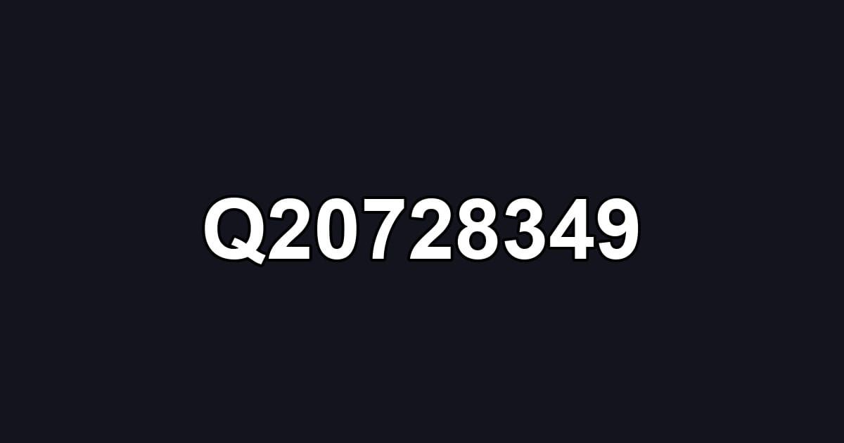 Q20728349