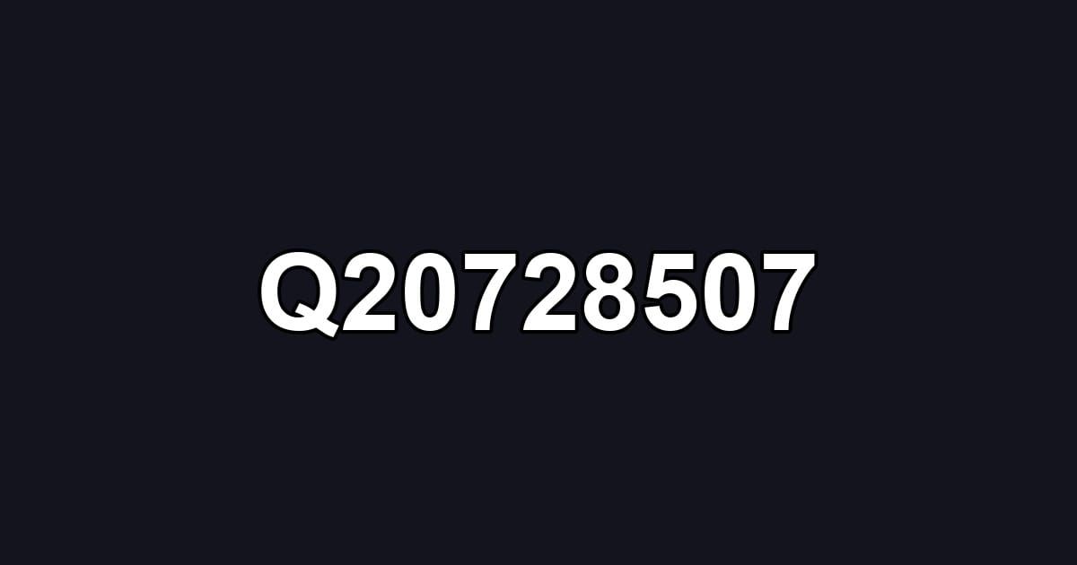 Q20728507