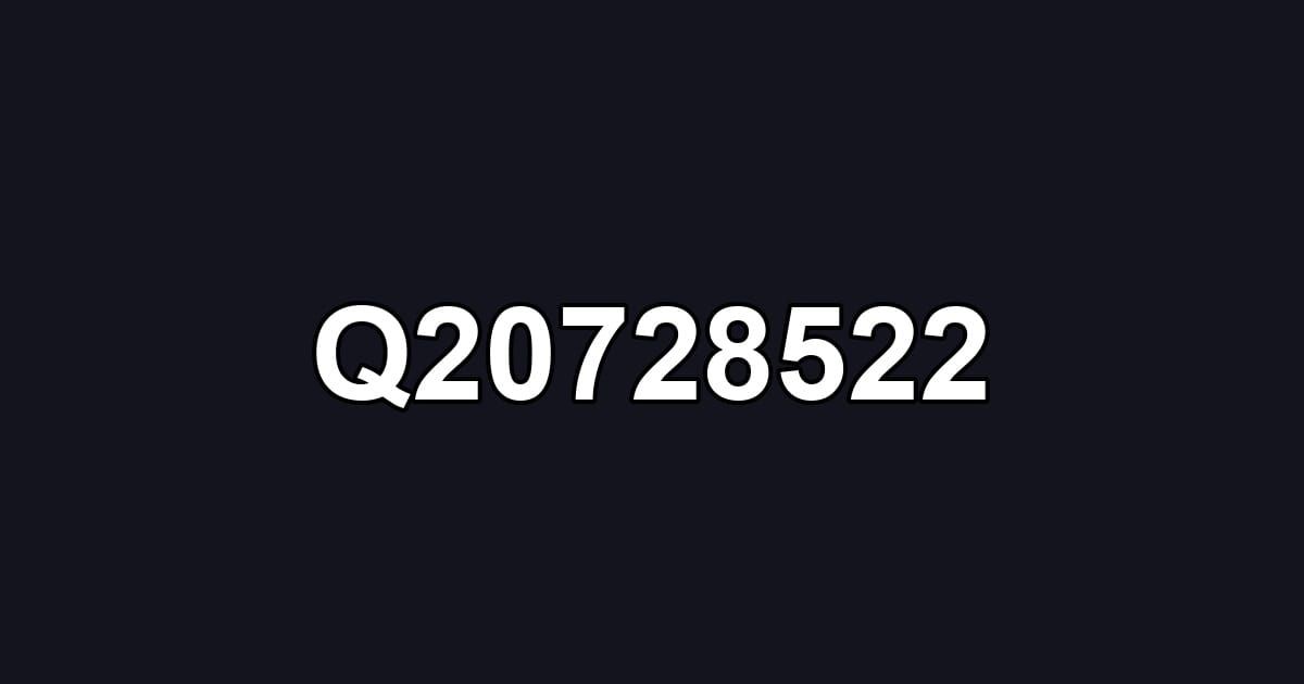 Q20728522