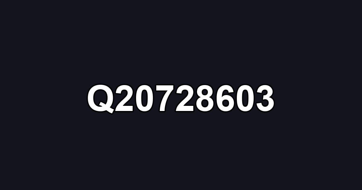 Q20728603