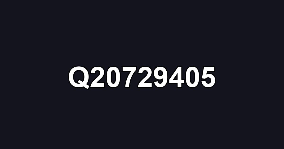 Q20729405