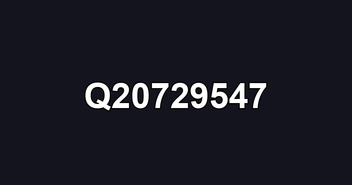 Q20729547
