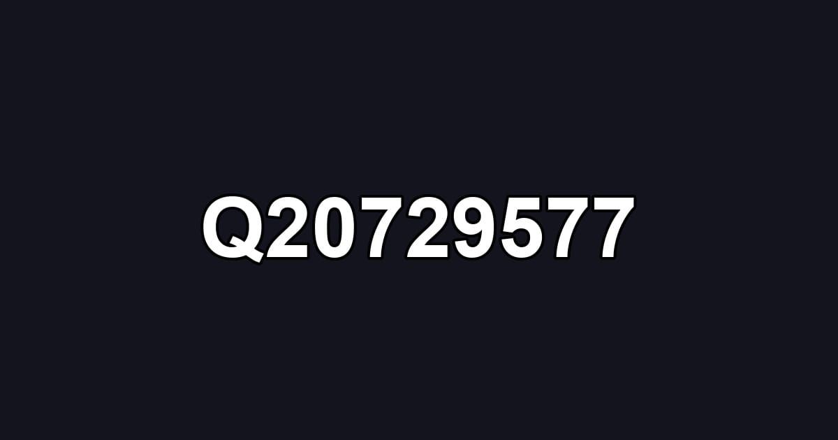 Q20729577