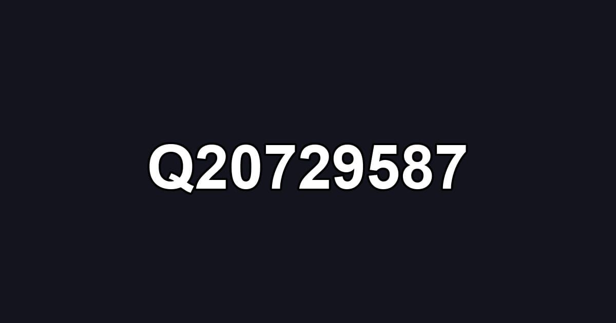 Q20729587