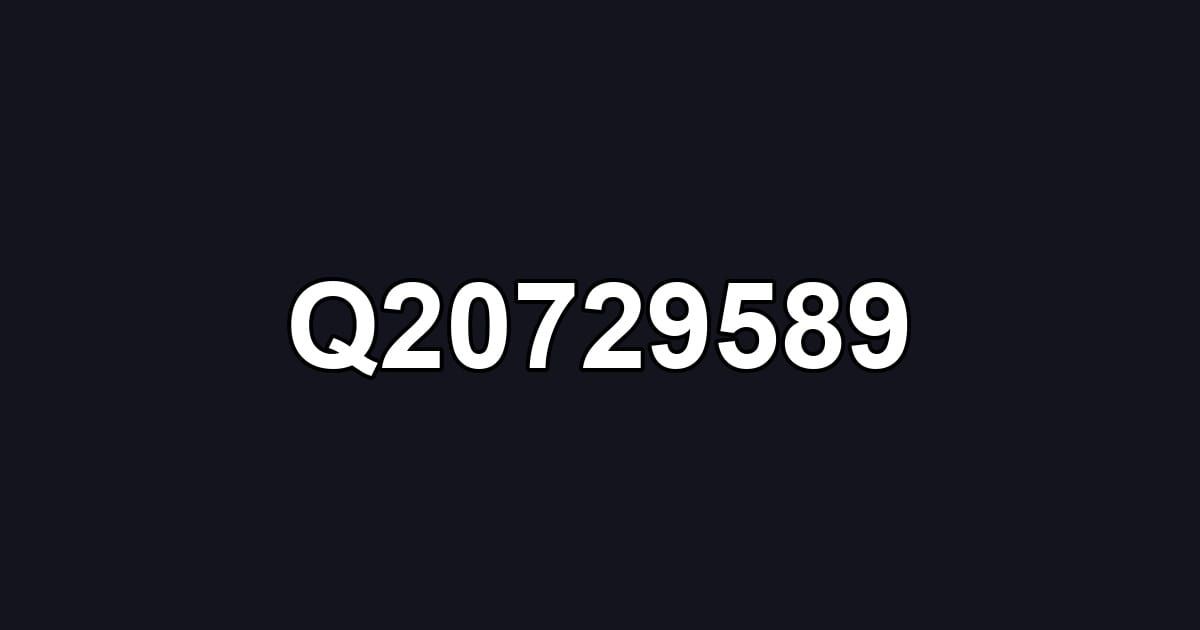 Q20729589