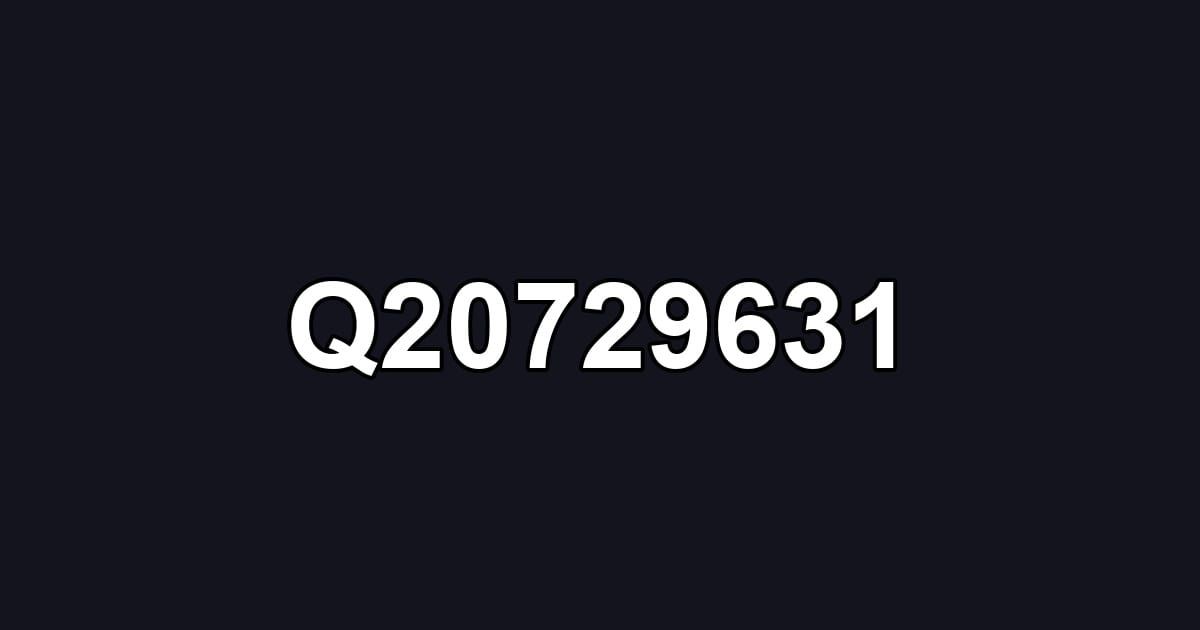 Q20729631