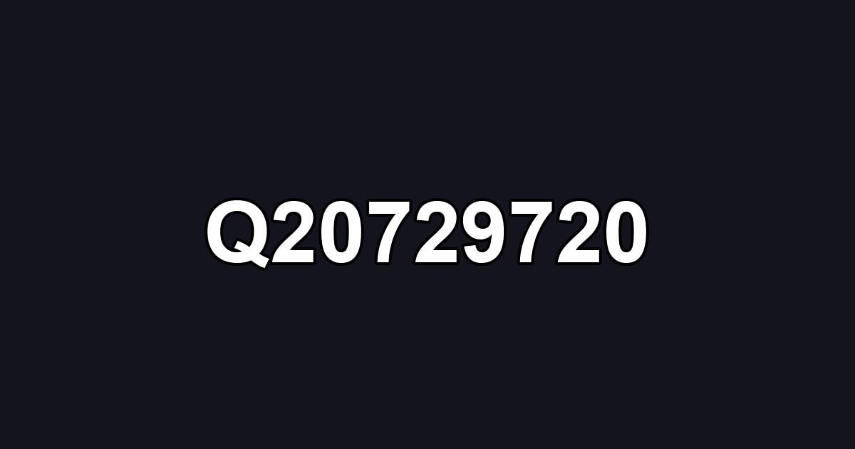 Q20729720