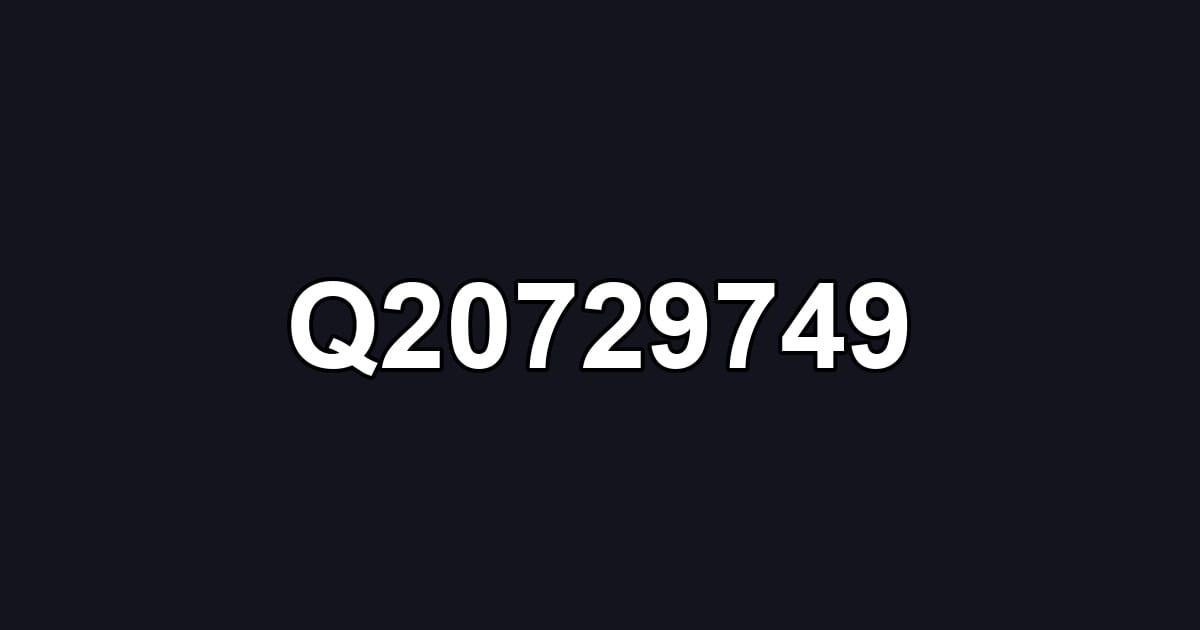Q20729749