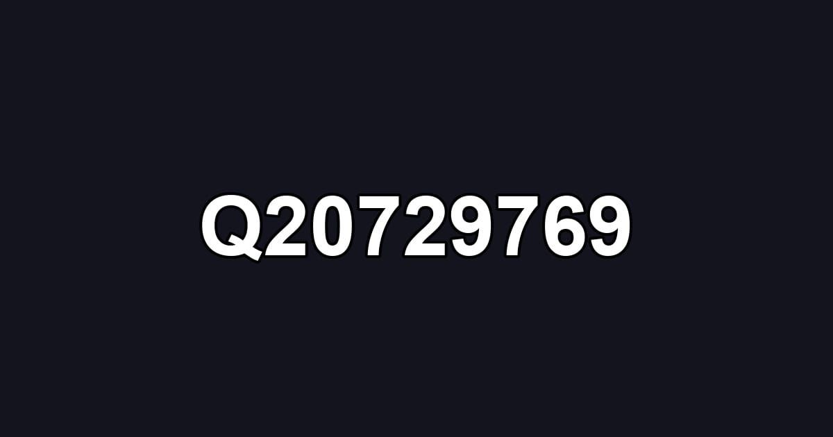 Q20729769