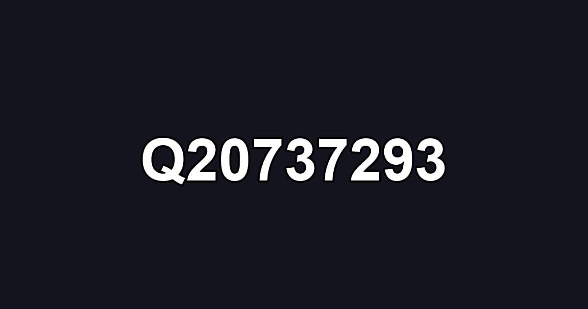 Q20737293
