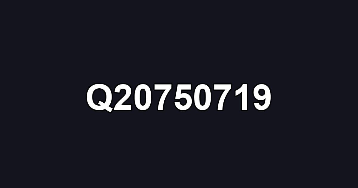 Q20750719