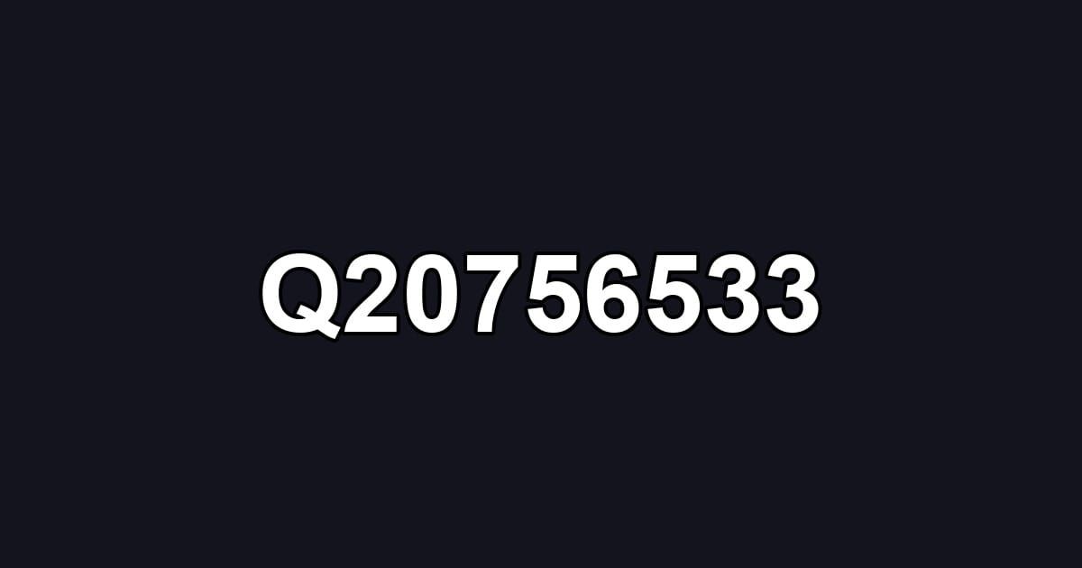 Q20756533