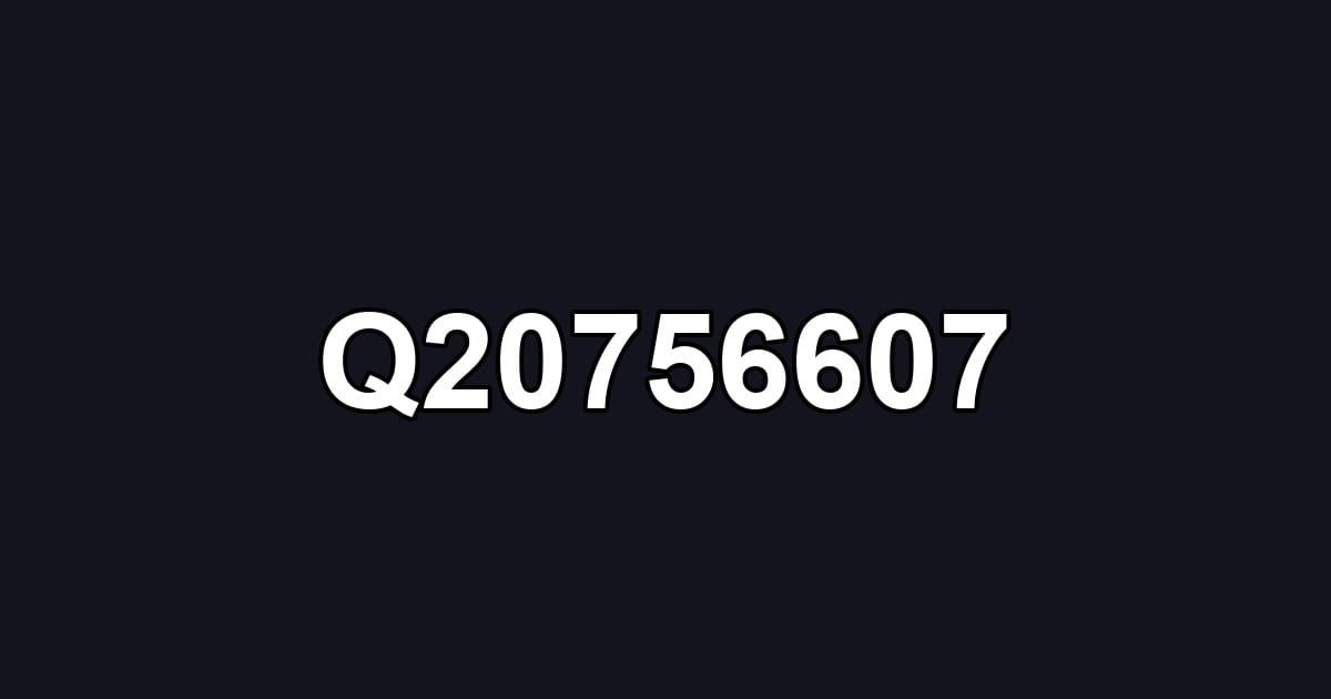 Q20756607