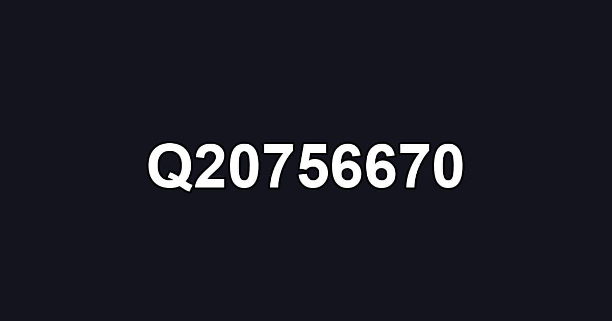 Q20756670