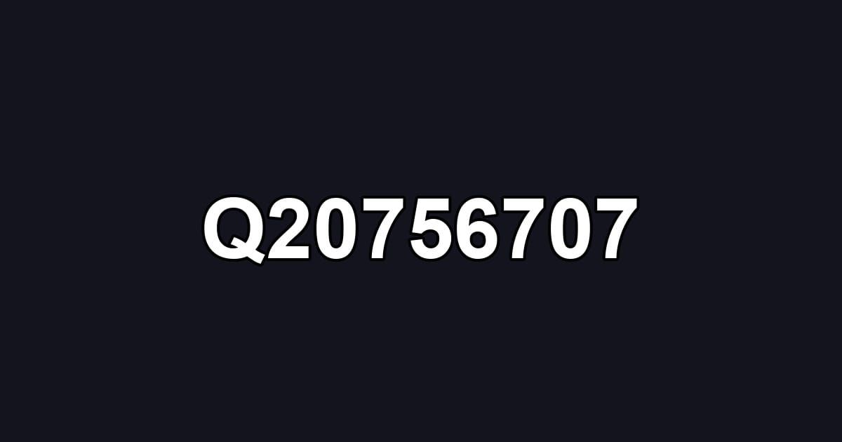 Q20756707
