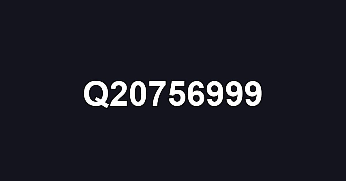 Q20756999